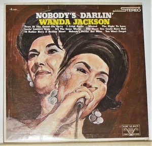 Wanda Jackson - Nobody's Darlin - 1968 Stereo Vinyl LP Record Album - Excellent - Picture 1 of 2