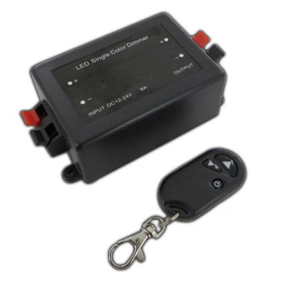 LED Funk-Dimmer 12V 4A mit Fernbedienung LED Dimmer stufenlos f. dimmabre LED - Bild 1 von 4