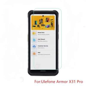 2PCS Ulefone Armor X31 X31 Pro Tempered Glass Film Cover Guard Screen Protector - Foto 1 di 7