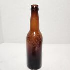 Pre Prohibition Wiedemann Beer Bottle Embossed Amber