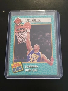 1989 Karl Malone Utah Jazz SI for Kids Card #89 - Picture 1 of 2