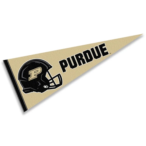Purdue 12 in X 30 in Football Helmet Pennant Cover