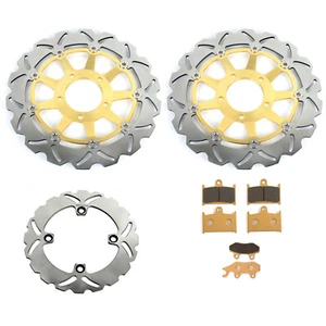 Front Rear Brake Discs Pads For Triumph DAYTONA 955i 2001-2006 T955 SPEED TRIPLE - Bild 1 von 12