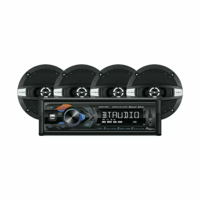 Dual Electronics XDM17SPK4 Car Audio Bundle - Image 1 of 1