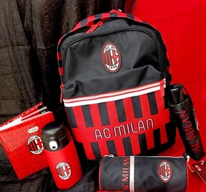BACKTOSCHOOLMILANZainoScuola Set4pz-ZAINO ESTENSIBILE-DIARIO-BORRACCIA-TOMBOLINO - Foto 1 di 11