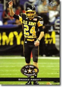 (25) 2012 BROOKS ABBOTT Leaf U.S. Army Aflac All-American RC's VIRGINIA TECH - Picture 1 of 1