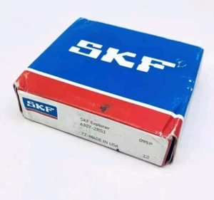 SKF Explorer 6307-2RS1 SINGLE ROW BALL BRGS, MADE IN USA - Picture 1 of 6