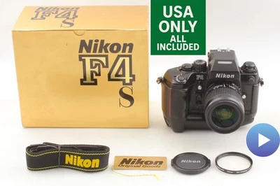 SN256xxx [Caja como nueva] Cámara fotográfica Nikon F4S 35 mm SLR 28-80 mm AF Nikkor de JAPÓN Foto 1 de 4