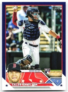 🔥 2023 Topps Update #US160 Caleb Hamilton Royal Blue - Picture 1 of 2