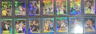 Lote de 14 tarjetas refractor de baloncesto cromado Topps 2000-01 y 2001-02 Foto 1 de 2