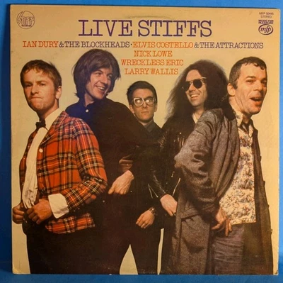 NICK LOWE ELVIS COSTELLO IAN DURY • LIVE STIFFS LP • U.K. PRESS NEAR MINT - Image 1 of 3