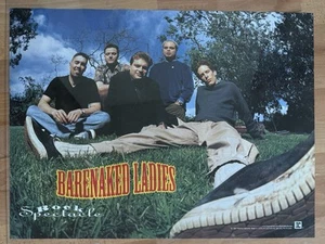 Póster musical promocional 1997 vintage "BARAKED LADIES" {ROCK SPECTACLE} (24" x 18") - Imagen 1 de 1