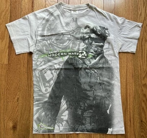 Vintage Call Of Duty Modern Warfare 2 Shirt S RARE AOP 2009 Promo Y2K Video Game - Bild 1 von 7