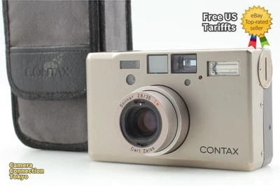 Lesen [N NEUWERTIG] Contax T3 Titan Silber analoge Kompaktkamera 35 mm aus Japan - Bild 1 von 4