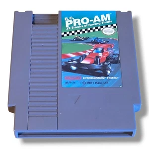 Nintendo NES R.C. 1987 Cartucho Pro-Am (32 pistas) solo probado y funciona - Imagen 1 de 7