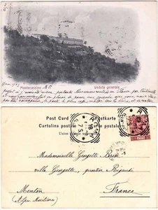 MONTECASSINO - FROSINONE - VEDUTA GENERALE - VIAGG. 1903 -92829- - Picture 1 of 1