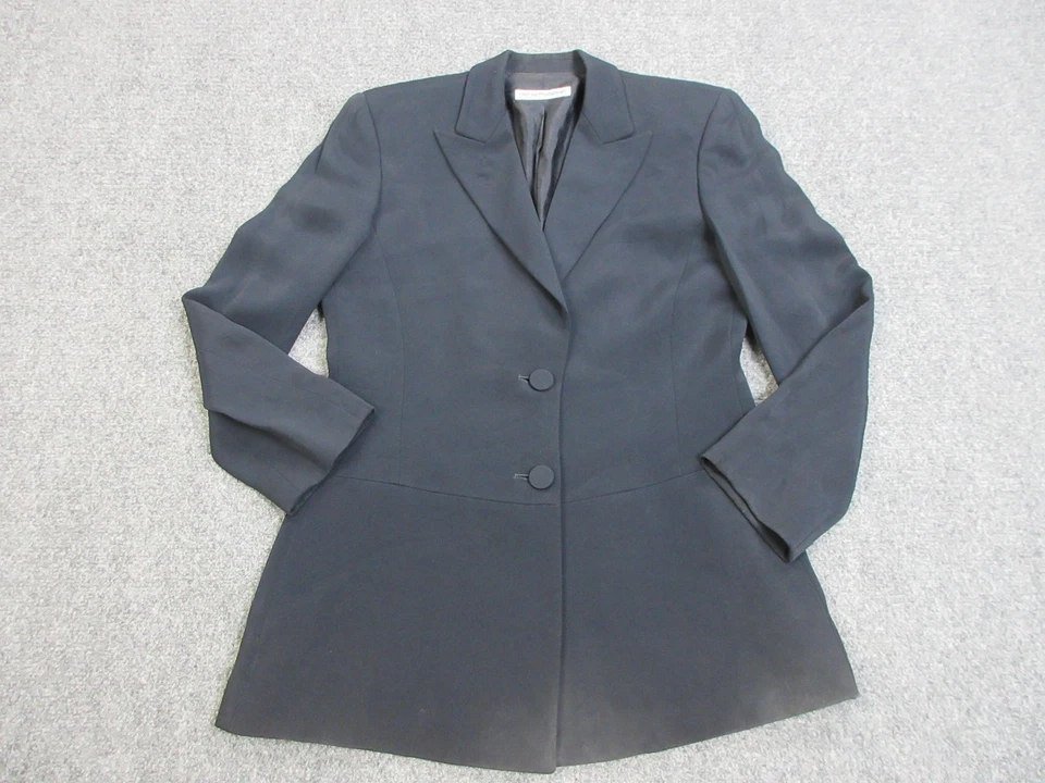 Blazer Emporio Armani Mujer Medio Azul Hecho en Italia Dos Botones Traje Chaqueta Foto 1 de 4