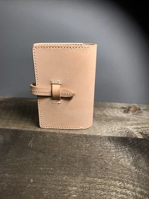 Handmade Leather Carving Passport Case - Image 1 of 4