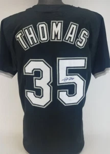 Frank Thomas Autographed Signed Chicago White Sox Custom Jersey JSA Witness COA - Picture 1 of 5