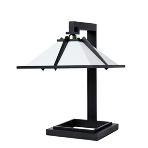 Lampada da tavolo Frank Lloyd Wright Taliasen1 M nera riproduzione generica nuova - Foto 1 di 1