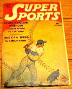 1946 Super Sports Trade Paperback Book July Issue 98 Pages W/Babe Ruth Article - Picture 1 of 10