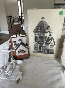 Dept 56 Christmas In The City 1993 Potter's Tea Seller West Village Shop 58807 - Picture 1 of 7