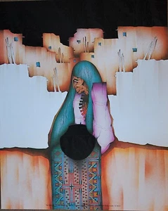 Amado Pena Mini Prints SAN ILDEFONSO 1987 #7800 8x10 25 for #125.00 - Picture 1 of 2