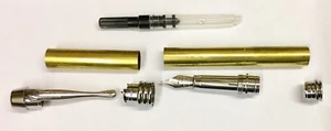 Füller Bausatz Leader in Chrom, Pen Kit Drechseln Füllfederhalter Pen Blank - Bild 1 von 3