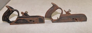 2 Stanley rabbet planes No 191 & # 190 collectible woodworking tool lot - Picture 1 of 9