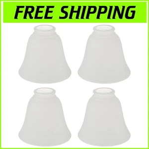 Versatile Frosted Glass Replacement Shades, 4-Pack - Ideal for Lighting Upgrades - Picture 1 of 8