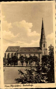 ALZEY Rheinhessen Nicolaikirche Postkarte Feldpost 2. Weltkrieg gelaufen 1942 - Bild 1 von 2