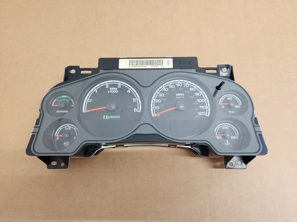 Cuadro de instrumentos híbrido Chevrolet Silverado 1500 2009-2013 20789457 #M361 Foto 1 de 4
