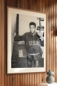 Vintage Muhammad Ali Poster, Vintage Boxing Wall Art, Retro Sports Poster - Picture 1 of 7