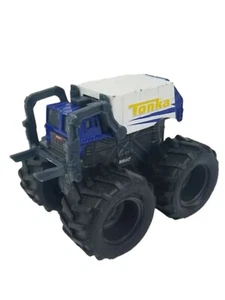 TONKA DIECAST MONSTER GARBAGE TRUCK Blue/White #06447 - Picture 1 of 8