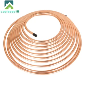 Free shipping 5/16" 25 Foot Roll Coil Brake Fuel and Trans Line Tubing - Picture 1 of 9