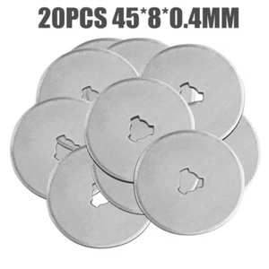 20 piezas cortadora de rodillos cuchillas de repuesto cuchilla de corte Rotary Cutter Blades 45 mm - Imagen 1 de 4