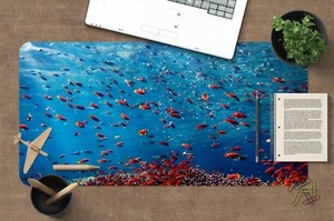 3D Deep Sea Fish Group 7 Non-slip Office Desk Mouse Mat Keyboard Game - Picture 1 of 7