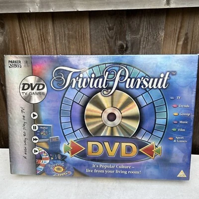Trivial Pursuit Board DVD Edition Game By Parker Games 2 - 24 Players Ages 15 + - Image 1 of 4