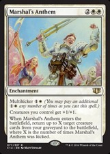 Marshal's Anthem X4 (Commander 2014) MTG (NM) *CCGHouse* Magic