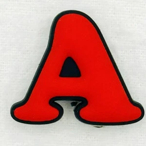 Der Buchstabe "A" Schuh Anhänger für Crocs - rot - Bild 1 von 4