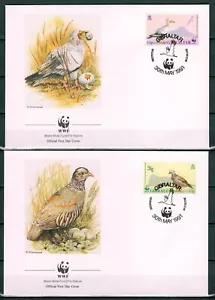 Gibraltar 1991,Birds,4 FDC-s - Picture 1 of 2