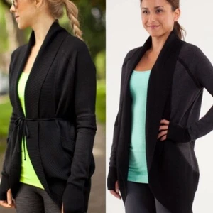 NWOT Lululemon Transformation Wrap Reversible Black/White - Size 10 - Picture 1 of 12