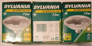 Sylvania Hi Spot Halogen*ES111 240V 75W GU10 24° 4000K Dimmable Lamp*SLV 575671 - Picture 1 of 1