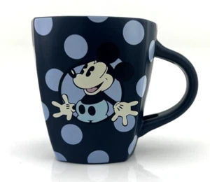Disney Parks Mickey Mouse 12oz Coffee Mug Blue Polka Dots $45 - Picture 1 of 7