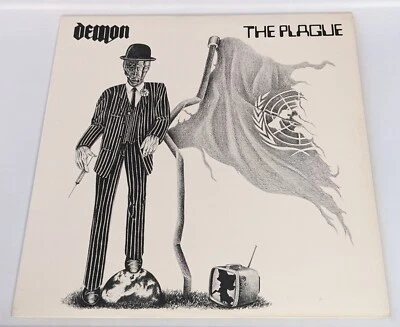 Demon LP Vinyl Record The Plague 1983 Atlantic 7 80130-1 Hard Rock Prog Rock - Image 1 of 4