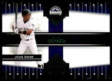 2005 Donruss Champions Impressions Green #108 Juan Uribe /25