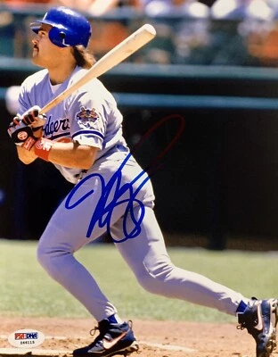 Mike Piazza Signed Los Angeles Dodgers 8x10 Photo PSA/DNA - Image 1 of 2