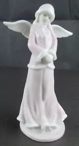 Angel Invierno Rosa Blanco Ropa Vintage 5" - Imagen 1 de 5