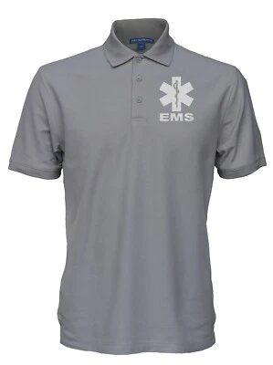 EMS Polo REFLECTIVE design, Easy Care Polo pique fabric. First responder - Image 1 of 4