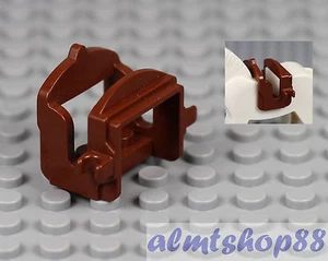 Lego - rotbrauner Sattel mit 2 Clips für Pferd Kuh oder Kamel Tier Castle Town - Bild 1 von 1